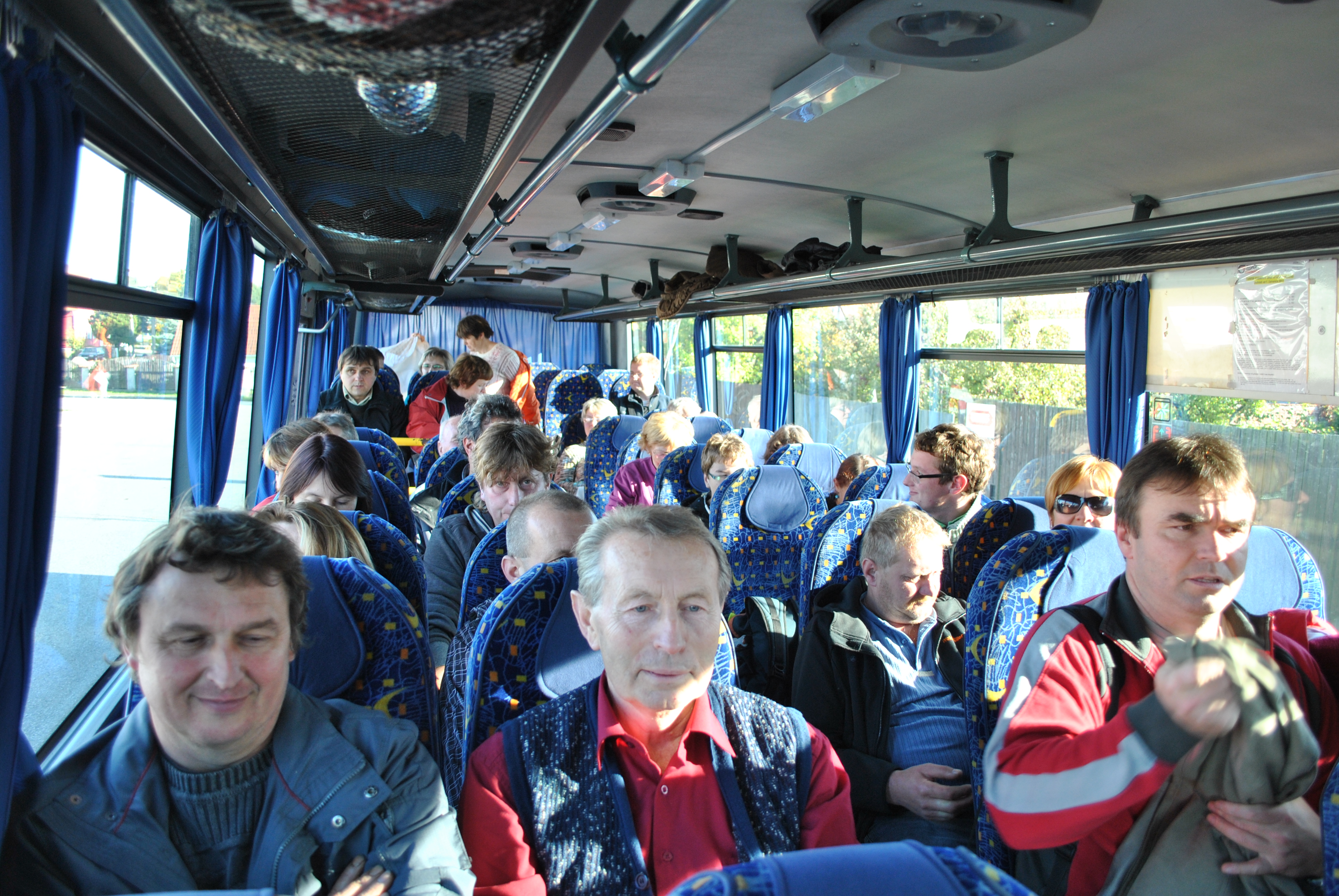 Cesta autobusem ze Slavonic do Nové Říše